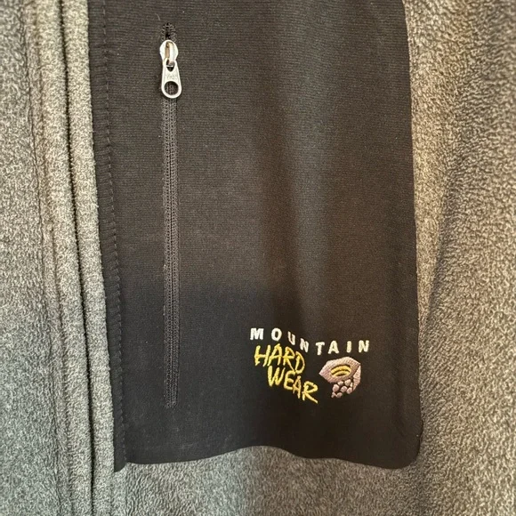 Mountain Hard Wear Gray and Black Fleece Jacket - Picture 2 of 7